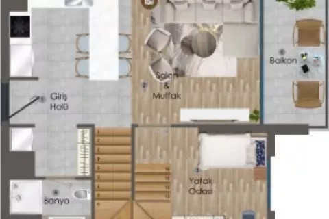 Продажа квартиры  в Мугле, Турция 2+1, 111м2, №183244 – фото 27