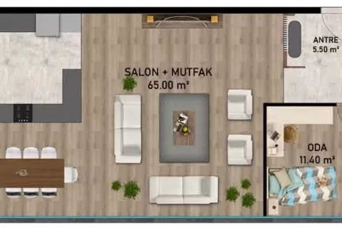 4+1 Wohnung  in Aksu, Antalya, Türkei Nr. 182859 - 12