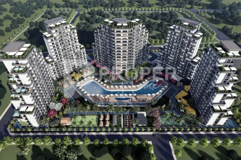 آپارتمان در  Mersin ، ترکیه 59 متر مربع.  شماره 180442 - 2