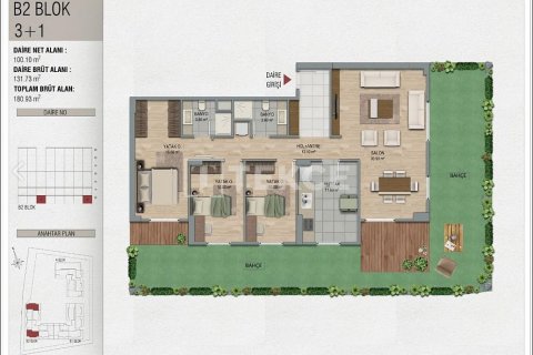 Продажа квартиры  в Пендике, Стамбуле, Турция 3+1, 133м2, №185490 – фото 7