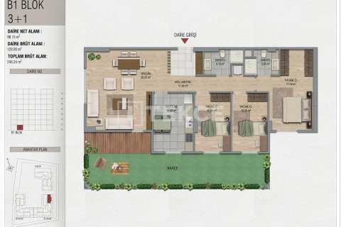 Продажа квартиры  в Пендике, Стамбуле, Турция 3+1, 133м2, №185490 – фото 8