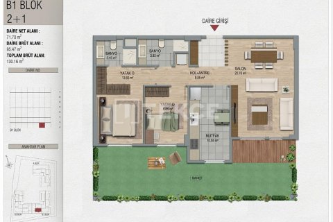 Продажа квартиры  в Пендике, Стамбуле, Турция 3+1, 133м2, №185490 – фото 15