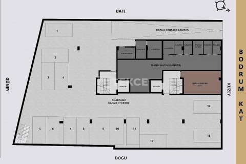 آپارتمان در  Antalya ، ترکیه 2 خوابه ، 92 متر مربع.  شماره 194361 - 7