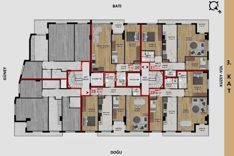 Dubleks daire  3+1  Antalya, Türkiye №194362 - 4