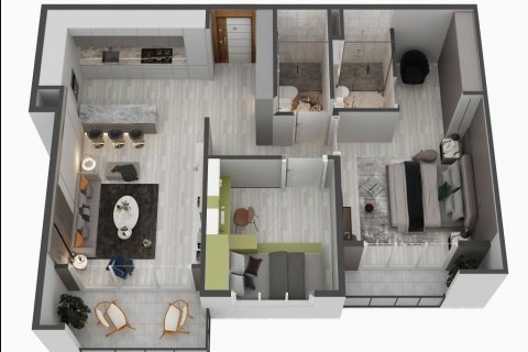 Leilighet i Mersin, Tyrkia Nr. 186000 - 21