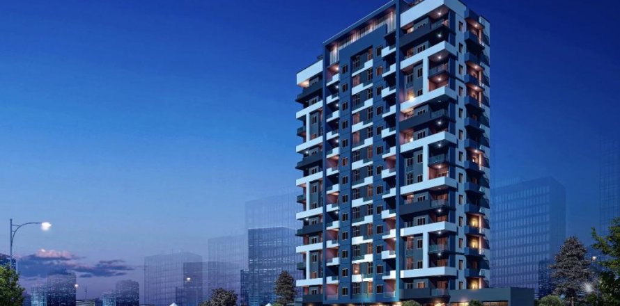 آپارتمان در  Mersin ، ترکیه 79.5 متر مربع.  شماره 185999