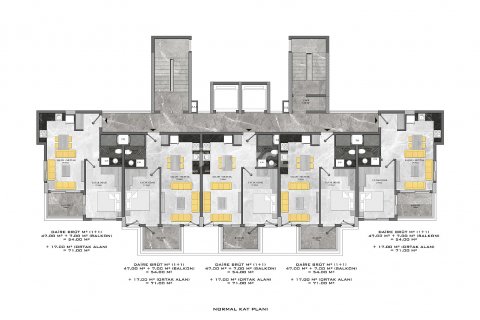 Продажа пентхауса  в Аланье, Анталье, Турция 2+1, 141м2, №189044 – фото 30