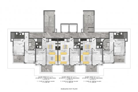 Продажа пентхауса  в Аланье, Анталье, Турция 2+1, 141м2, №189044 – фото 28