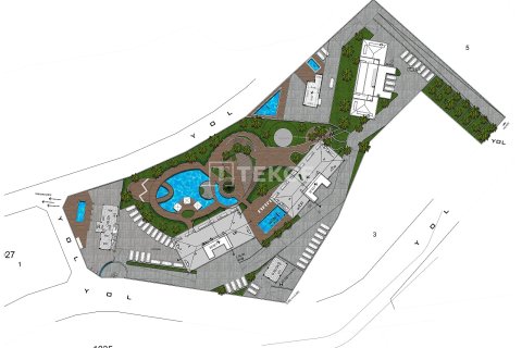 2+1 Penthäuser  in Alanya, Antalya, Türkei Nr. 189044 - 26