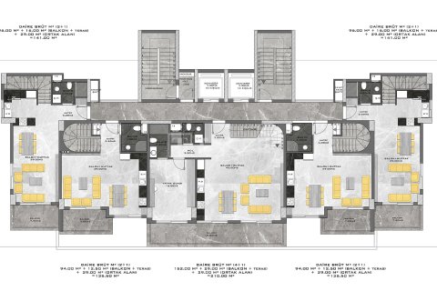 2+1 Penthäuser  in Alanya, Antalya, Türkei Nr. 189044 - 20