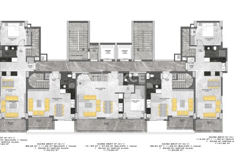 4+1 Penthäuser  in Alanya, Antalya, Türkei Nr. 189046 - 23
