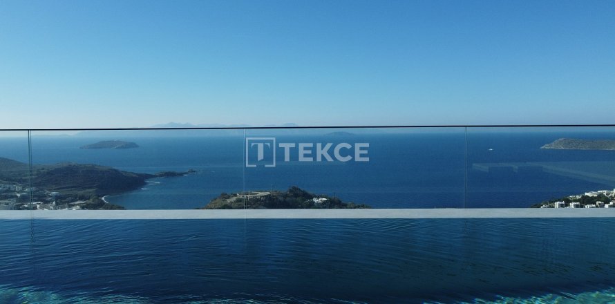 4+1 Villa  i Bodrum, Mugla, Turkiet Nr. 178118