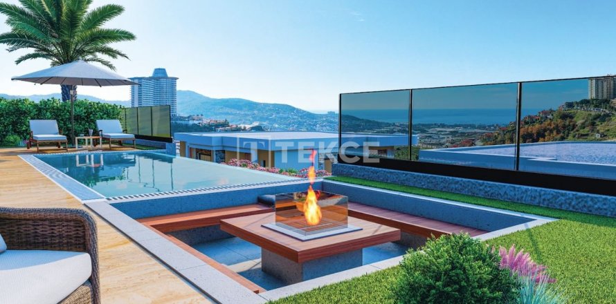 Вилла  4+1 в Аланье, Анталья, Турция №191653