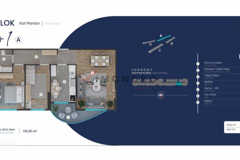 Продажа квартиры  в Пендике, Стамбуле, Турция 1+1, 64м2, №194296 – фото 21