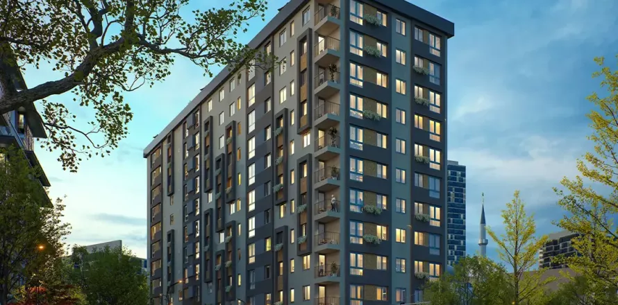 Квартира  2-х ком. в Стамбуле, Турция №194294