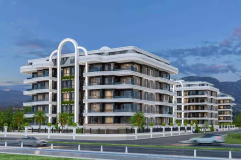 1+1 Leilighet  i Alanya, Antalya, Tyrkia Nr. 167942 - 1