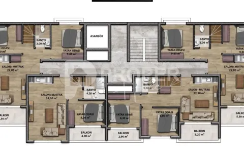 Daire Altıntaş, Antalya, Türkiye №180251 - 11