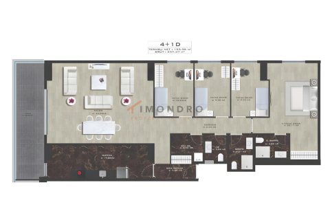 Продажа квартиры  в Кадыкёе, Стамбуле, Турция 3+1, 138м2, №165344 – фото 18