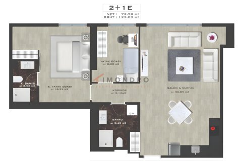 Продажа квартиры  в Кадыкёе, Стамбуле, Турция 3+1, 138м2, №165344 – фото 15