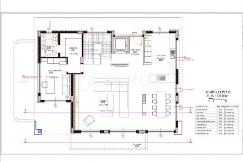 ویلا در Bodrum ، ترکیه 5 خوابه ، 650 متر مربع. شماره 44474 - 19