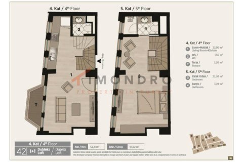 3+1 Leilighet  i Beyoglu, Istanbul, Tyrkia Nr. 177865 - 29