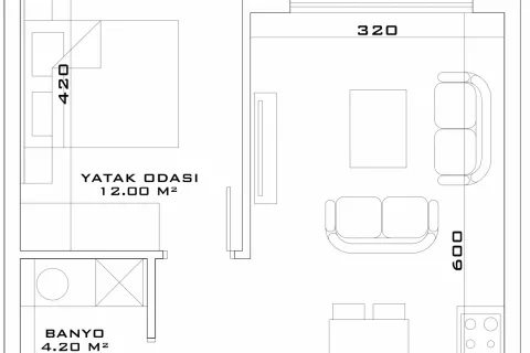 Продажа квартиры  в Аксу, Анталье, Турция 1+1, 90м2, №182863 – фото 26