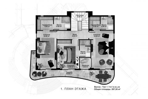 Villa for sale  in Kargicak, Alanya, Antalya, Turkey, 84m2, No. 170709 – photo 28