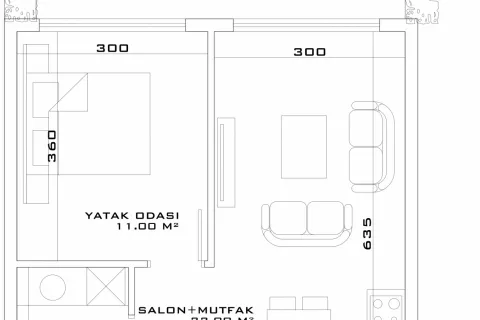 1+1 Wohnung  in Aksu, Antalya, Türkei Nr. 182864 - 26