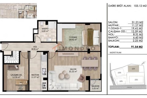 Продажа квартиры  в Бешикташе, Стамбуле, Турция 5+1, 287м2, №171752 – фото 23