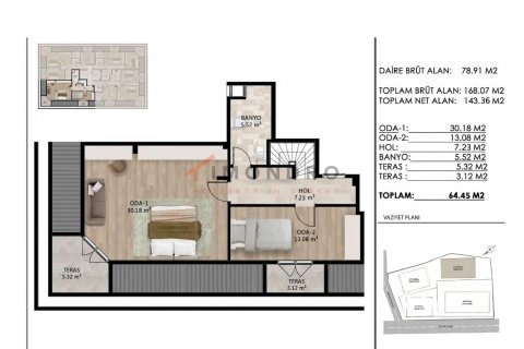 Продажа квартиры  в Бешикташе, Стамбуле, Турция 5+1, 287м2, №171752 – фото 21