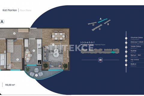 Продажа квартиры в Пендике, Стамбуле, Турция 1+1, 64м2, №193226 – фото 16
