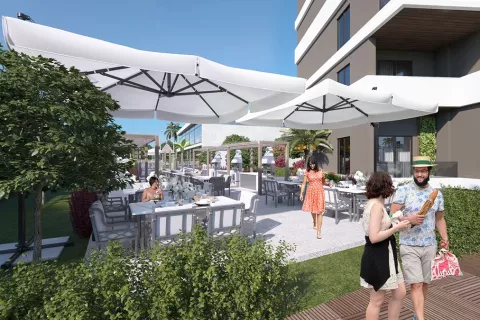 1+1 Lejlighed  i Aksu, Antalya, Tyrkiet Nr. 183230 - 28