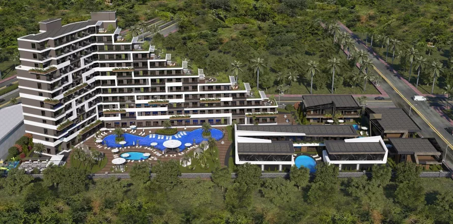 1+1 Lejlighed  i Aksu, Antalya, Tyrkiet Nr. 183230