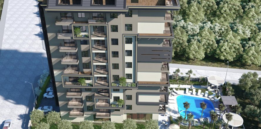 Квартира  1-х ком. в Аланье, Анталья, Турция №185706