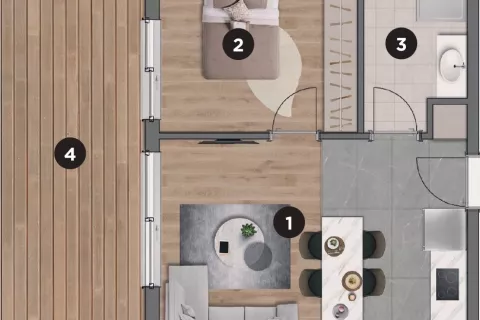 Daire  1+1  Aksu, Antalya, Türkiye №182962 - 17