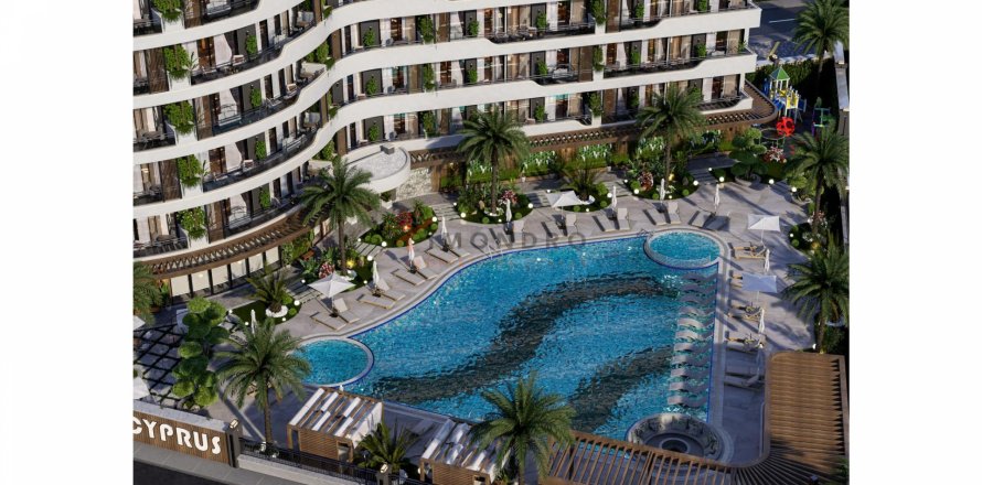 1+1 Leilighet  i Long Beach, Iskele,  Nr. 193863