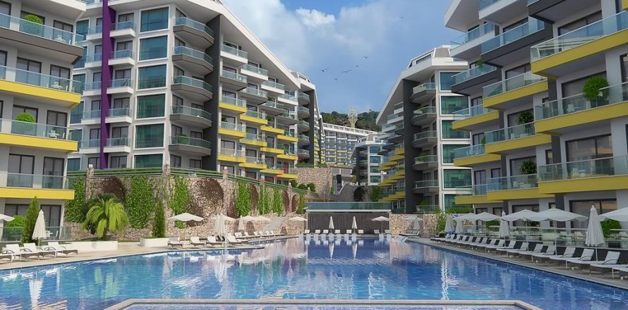 2+1 Lägenhet  i Alanya, Antalya, Turkiet Nr. 211507