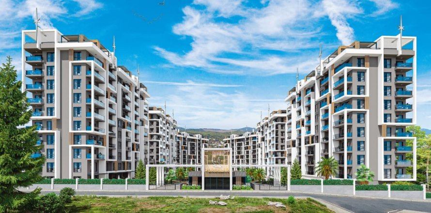 1+1 Leilighet  i Avsallar, Antalya, Tyrkia Nr. 31932