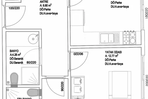 Apartment for sale  in Aksu, Antalya, Turkey, 2 bedrooms, 81m2, No. 189489 – photo 18