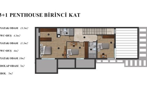 Продажа квартиры  в Гирне, Северный Кипр 4 комн., 165м2, №210624 – фото 27
