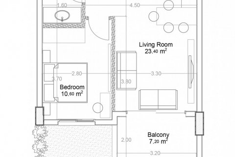 Квартира в Yekta Green Life Gazipasa Residence 1+1, Газипаша, Анталья, Турция №160711