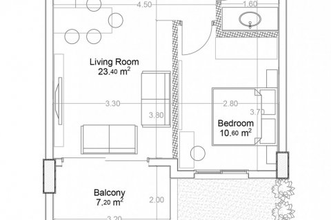 Квартира в Yekta Green Life Gazipasa Residence 1+1, Газипаша, Анталья, Турция №160707
