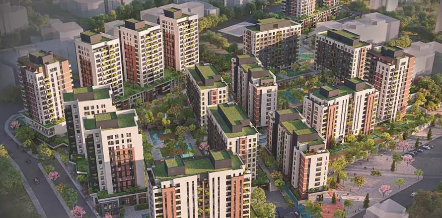 Квартира 4-х ком. в Стамбуле, Турция №190277