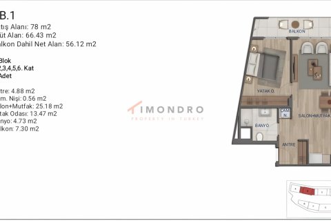 Продажа квартиры  в Умрание, Стамбуле, Турция 4+1, 239м2, №211730 – фото 25