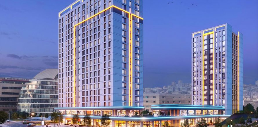 Квартира  2-х ком. в Стамбуле, Турция №186075