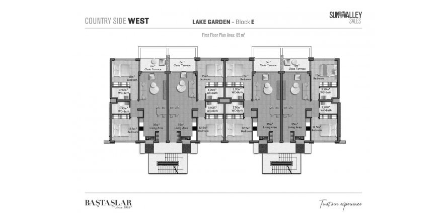 Квартира в Lake Garden Village 2+1, Северном Кипре №188998