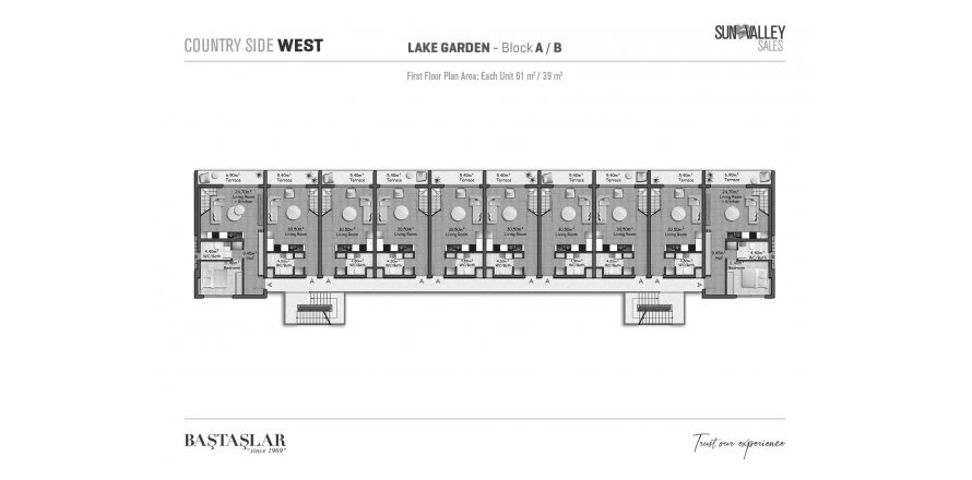 2+1 Lejlighed i Lake Garden Village,  Nr. 188999