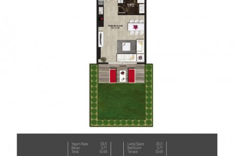 Продажа квартиры  в Стамбуле, Турция 4 комн., 137м2, №186094 – фото 25