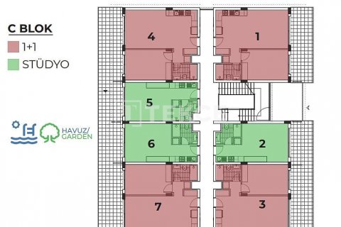 Apartment for sale in Iskele, Northern Cyprus, 1 bedroom, 81m2, No. 192066 – photo 21