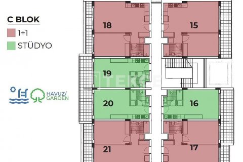 Apartment for sale in Iskele, Northern Cyprus, 1 bedroom, 81m2, No. 192066 – photo 23